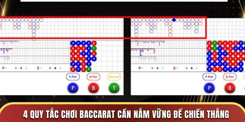 4 quy tắc chơi baccarat cần nắm vững để chiến thắng