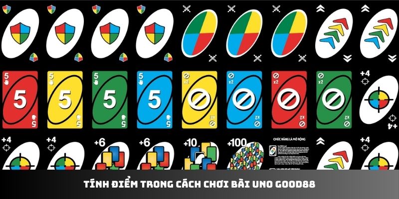 Tính điểm trong cách chơi bài Uno GOOD88