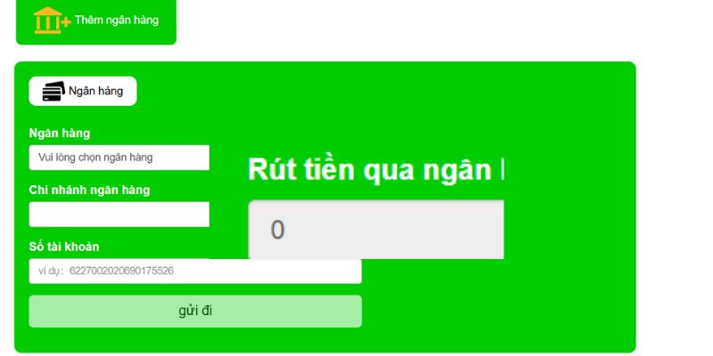 Thành viên mới cần liên kết ngân hàng chính chủ